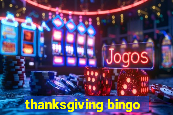 thanksgiving bingo